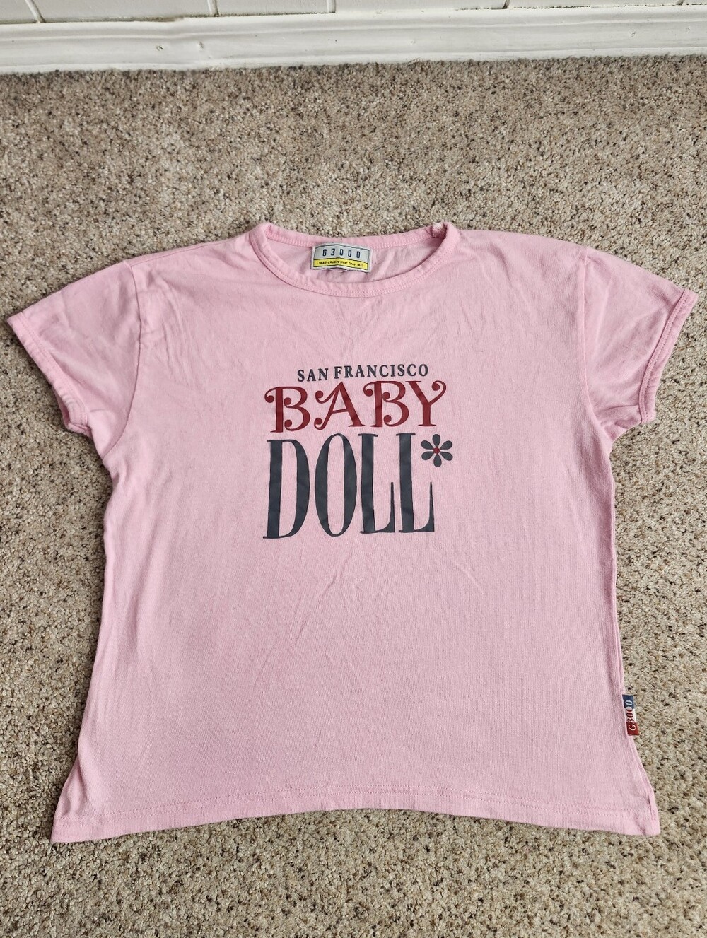 G3000 San Francisco Baby Doll Pink Graphic Tee
